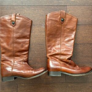 Frye Brown Leather Riding Boots